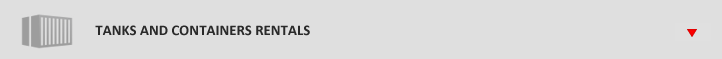 Locação de tanques e contentores